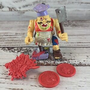 Playmates TMNT Ninja Turtles Pizzaface 100% Complete Vintage Figure